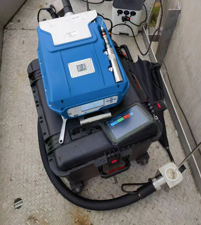 PF-300配合山西環保部大氣司調研測試