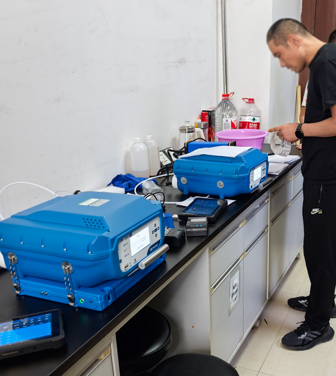 甘肅生態環境監測單位PF-300非甲烷總烴交付驗收